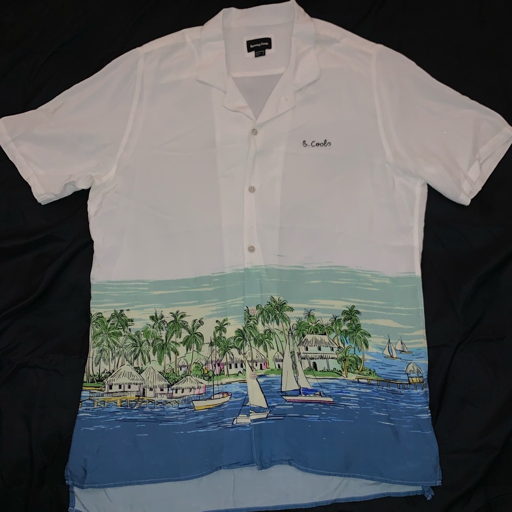White long beach shirt